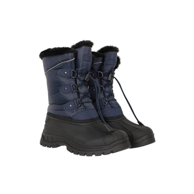 Mountain Warehouse Childrens/Kids Whistler Adaptive Snow Boots (Navy)