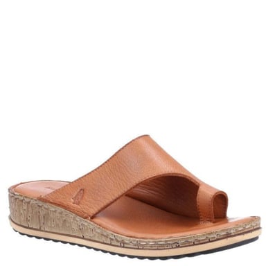 Hush Puppies Womens/Ladies Elissa Suede Sandals (Tan/Cream)