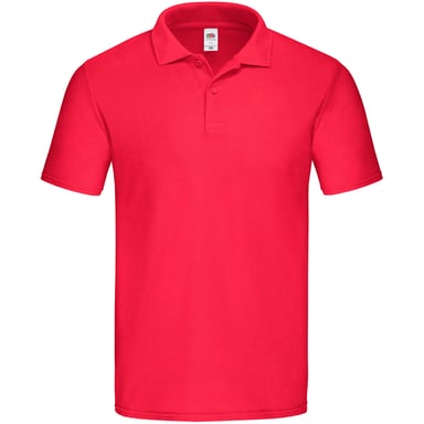 Fruit Of The Loom Mens Original Polo Shirt (Red)