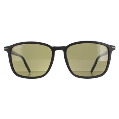 Serengeti rectángulo hombre negro mate mineral polarizado 555 nm lenwood