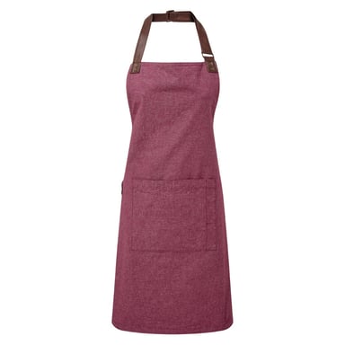 Premier Adults Unisex Annex Bib Apron (Burgundy)