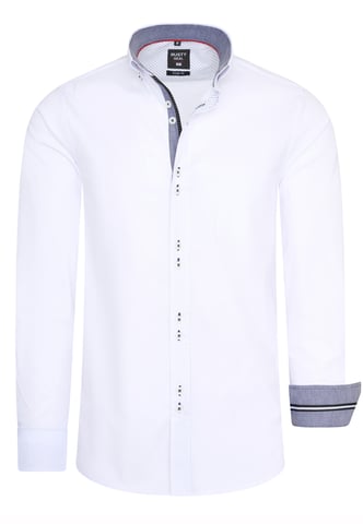 Rusty Neal Overhemd Regular Fit Blanco