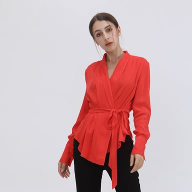 Wrap blouse