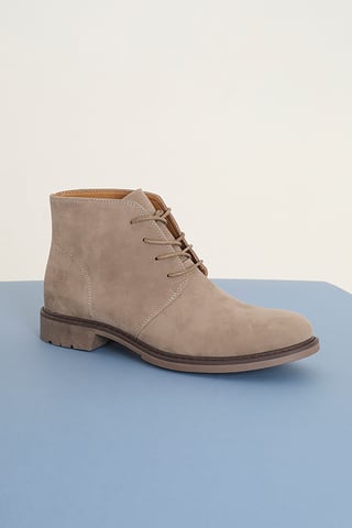 'Oak' Faux Suede Lace Up Desert Boot