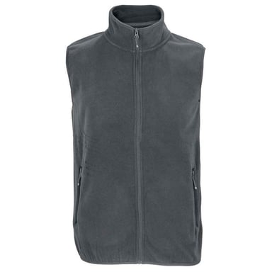 SOLS Unisex Adult Factor Microfleece Recycled Body Warmer (Charcoal)