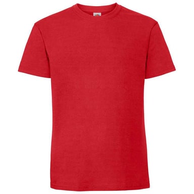 Fruit Of The Loom Mens Ringspun Premium T-Shirt (Red)