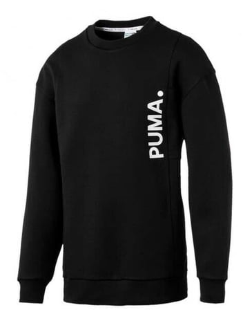 Puma Epoch Crew Tire de la camisa de sudor de puente Top Black Mens 577998 01