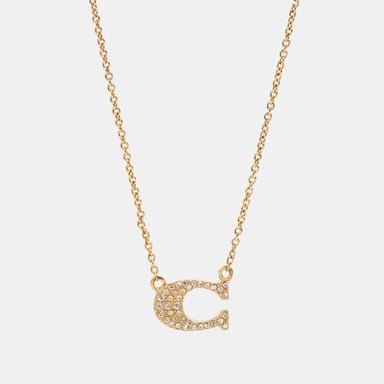 Pave Signature C Necklace