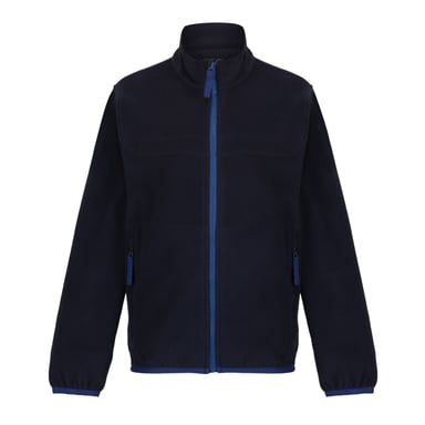 Regatta Childrens/Kids Microfleece Full Zip Fleece Jacket (Navy)