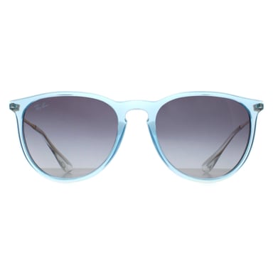 Ray-Ban Round Ladies Transparente Azul Claro Gris Azul Gradiente RB4171 Erika