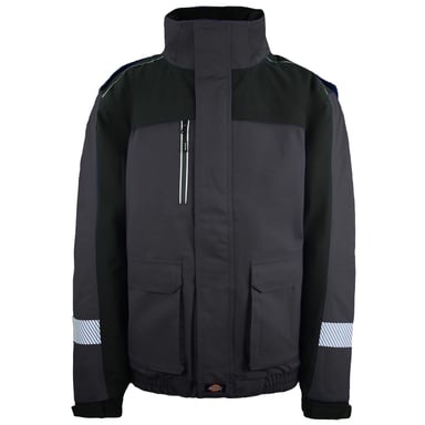 Dickies Winter Worly impermeabilizan el abrigo gris/negro