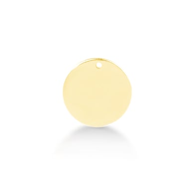 Colgante Luxenter de Plata de Ley 925 acabado en oro amarillo de 18K - Argolla
