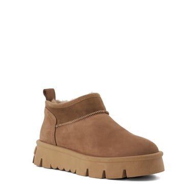 Dune Ladies POD Faux-Fur-Lined Ankle Boots Pod