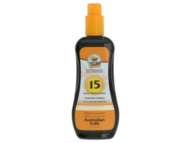 Sunscreen Spf15 Spray Oil Hydrating Formula 237 ml