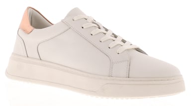 Hush Puppies Womens Trainers Chunky Camille Leather Lace Up white