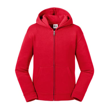 Russell Kids/Childrens Authentic Zip Hooded Sweatshirt (Classic Red)