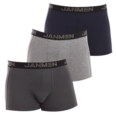 Pack-3 Bóxers de tejido transpirable con frontal anatómico hombre 1090443, Boxers hombre, Calzoncillos hombre, Ropa interior hombre