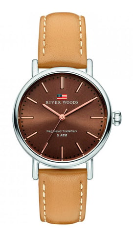 River Woods Oswego Women's Brown Watch RW340017