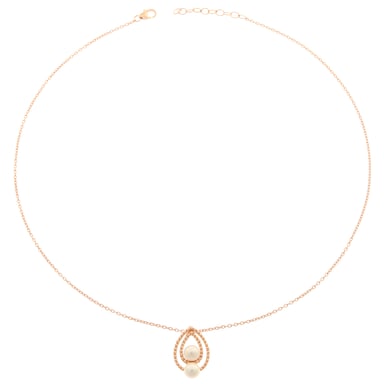 Orphelia Women's 925 Sterling Silver Chain with Pendant - Rose ZH-6033/1