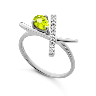 Orphelia 'Charlotte' Women's 925 Sterling Silver Ring - Silver ZR-7580/G