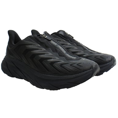 Hoka One Project Clifton - Zapatillas de deporte unisex, color negro