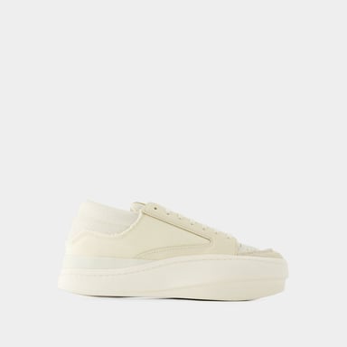 Zapatillas Lux Bball Low - Y-3 - Piel - Blanco