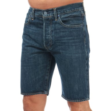Men's Levis 501 Hemmed Shorts in Denim