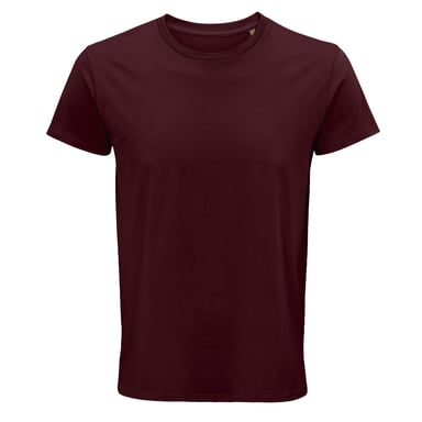 SOLS Mens Crusader Organic T-Shirt (Burgundy)