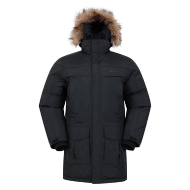 Mountain Warehouse Mens Antarctic Extreme Waterproof Down Jacket (Charcoal)
