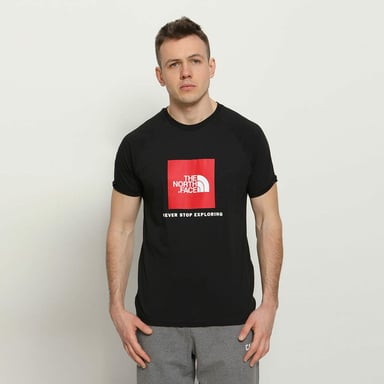 The North Face Hombre Reglan Sleeve NSE Camiseta Negra