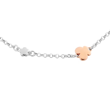Orphelia 'Lorelei' Women's 925 Sterling Silver Bracelet - Silver/Rose ZA-7386