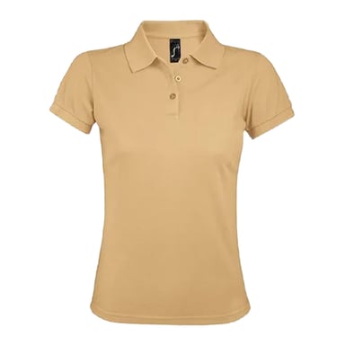 SOLS Womens/Ladies Prime Polo Shirt (Sand)
