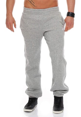 Joggers con puños en gris Club Swoosh de NIKE para hombre