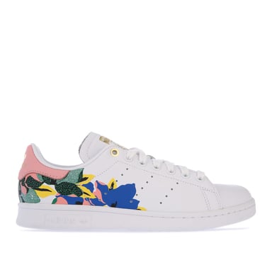 Adidas Stan Smith Lace-up White Smooth Leather Womens Entrenadores FW2522