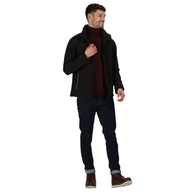 Regatta Mens Apex Soft Shell Jacket (Black)