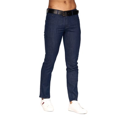 Crosshatch Mens Farrowed Stretch Jeans (Raw Wash)