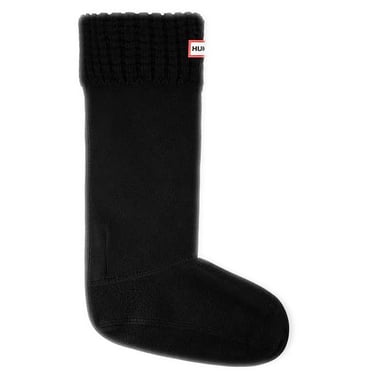 Calcetines de bota Hunter Original Waffle Cuff Tall Negros
