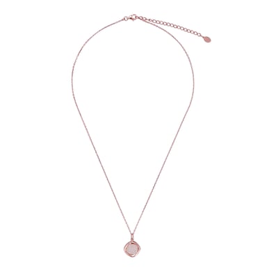 Orphelia 'Amalia' Women's 925 Sterling Silver Chain with Pendant - Rose ZH-7442
