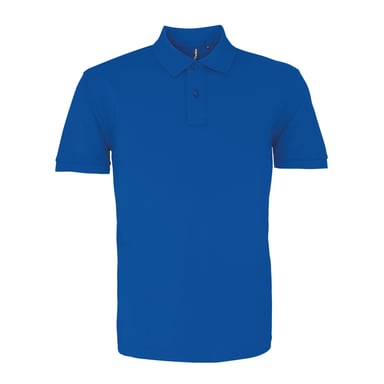 Asquith & Fox Mens Organic Classic Fit Polo Shirt (Bright Royal)