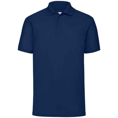Fruit of the Loom Mens Pique Polo Shirt (Navy)