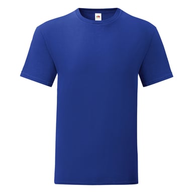 Fruit Of The Loom Mens Iconic T-Shirt (Pack of 5) (Cobalt Blue)