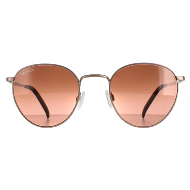 Serengeti redondo unisex bronce cepillado mineral polarizado conductores gradiente hamel
