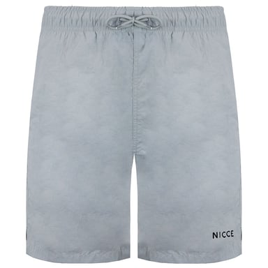 Shorts de baño grises para hombre Nicce Core
