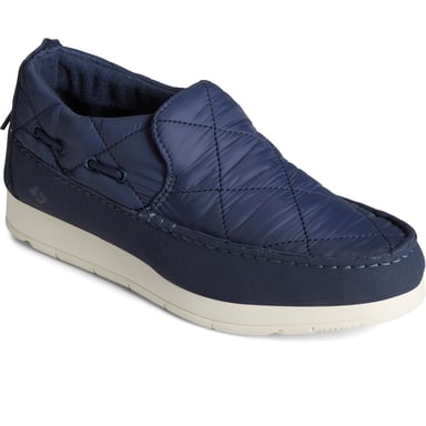 Sperry Moc-Sider Female Slip On Ladies Shoes NAVY