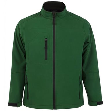 SOLS Mens Relax Soft Shell Jacket (Breathable, Windproof And Water Resistant) (Bottle Green)