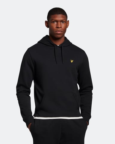 Lyle & Scott Pullover Hoodie Plus in Black
