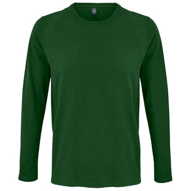 SOLS Mens Imperial Long Sleeve T-Shirt (Bottle Green)