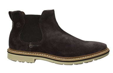 Timberland Naples Trail Chelsea Brown Nubuck Leather Slip on Mens Boots A1rnf