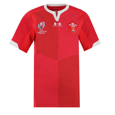 Camiseta de manga corta de manga corta ajustada de la copa de rugby de rugby.