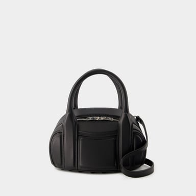 Roc Small Shoulder Bag - Alexander Wang - Piel - Negro
